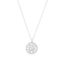 AMOR Halskette Damen, 925 Silber rhodiniert, Zirkonia weiß, Hauptbild