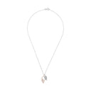AMOR Halskette Damen, 925 Silber silber / rosévergoldet (bicolor), Motiv Flügel, Zirkonia weiß, Ansicht 3
