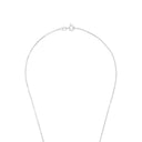 AMOR Halskette Damen, 925 Silber silber / vergoldet (bicolor), Zirkonia weiß, Verschluss