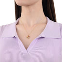 AMOR women's necklace, gold-plated 925 sterling silver, view 2