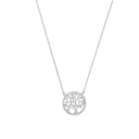 AMOR Halskette Damen, 925 Silber rhodiniert, Motiv Lebensbaum, Zirkonia weiß, Hauptbild