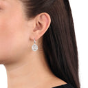 AMOR Ohrring (Ohrhänger) Damen, 925 Silber rhodiniert, Zirkonia weiß, Ansicht 2