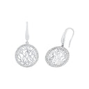 AMOR Ohrring (Ohrhänger) Damen, 925 Silber rhodiniert, Zirkonia weiß, Hauptbild