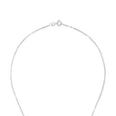 AMOR Halskette Damen, 925 Silber silber / rosévergoldet (bicolor), Zirkonia weiß, Verschluss