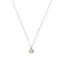 AMOR Halskette Damen, 925 Silber silber / rosévergoldet (bicolor), Zirkonia weiß, Hauptbild