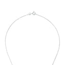 AMOR Halskette Damen, 925 Silber silber / rosévergoldet (bicolor), Zirkonia weiß, Verschluss