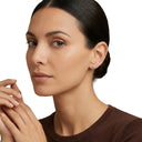 AMOR Ohrring (Ohrstecker) Women, 925 Silber rhodiniert, am Model