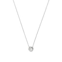 AMOR Halskette Damen, 925 Silber rhodiniert, Zirkonia weiß, Hauptbild