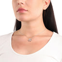 AMOR Halskette Damen, 925 Silber silber / rosévergoldet (bicolor), Motiv Herz, Zirkonia weiß, Ansicht 2