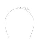 AMOR Halskette Damen, 925 Silber silber / rosévergoldet (bicolor), Motiv Herz, Zirkonia weiß, Verschluss