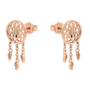 AMOR Ohrring (Ohrstecker) Damen, 925 Silber rosé vergoldet, Zirkonia weiß, Ansicht 4