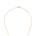 AMOR Halskette Damen, 925 Silber rosé vergoldet, Motiv Traumfänger, Zirkonia weiß, Verschluss