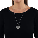 AMOR Halskette Damen, Edelstahl, Motiv Ornamente, Zirkonia weiß, Ansicht 2