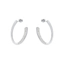 AMOR Ohrring (Ohrstecker) Damen, Edelstahl, Zirkonia weiß, Ansicht 4