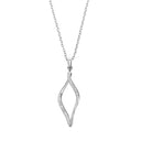 AMOR Halskette Damen, Edelstahl, Zirkonia weiß, Hauptbild