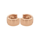 AMOR Ohrring (Creolen) Damen, Edelstahl IP rosé, Ansicht 4