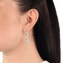 AMOR Ohrring (Ohrhänger) Damen, Edelstahl, Zirkonia weiß, Ansicht 2