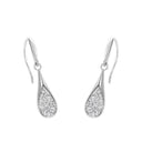 AMOR Ohrring (Ohrhänger) Damen, Edelstahl, Zirkonia weiß, Ansicht 4