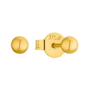 AMOR unisex stud earrings, 375 gold, main image