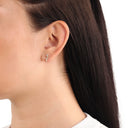 AMOR Ohrring (Ohrstecker) Damen, 375 Gold, Motiv Stern, Zirkonia weiß, Ansicht 2