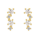 AMOR Ohrring (Ohrstecker) Damen, 375 Gold, Motiv Stern, Zirkonia weiß, Ansicht 3