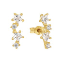 AMOR Ohrring (Ohrstecker) Damen, 375 Gold, Motiv Stern, Zirkonia weiß, Hauptbild