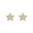 AMOR Ohrring (Ohrstecker) Damen, 375 Gold, Motiv Stern, Zirkonia weiß, Ansicht 3