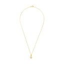 AMOR Halskette Damen, 375 Gold, Motiv Stern, Preciosa weiß, Ansicht 3