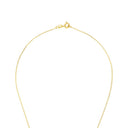 AMOR Halskette Damen, 375 Gold, Motiv Stern, Preciosa weiß, Verschluss