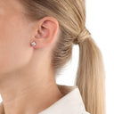 AMOR Ohrring (Ohrstecker) Damen, 925 Silber rhodiniert, Ansicht 2
