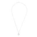 AMOR women's necklace, rhodium-plated 925 sterling silver, view 3