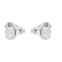 AMOR Ohrring (Ohrstecker) Damen, 925 Silber rhodiniert, Zirkonia weiß, Ansicht 4