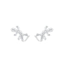 AMOR Ohrring (Ohrstecker) Damen, 925 Silber rhodiniert, Ansicht 3