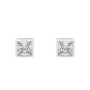 AMOR Ohrring (Ohrstecker) Damen, 925 Silber rhodiniert, Ansicht 3