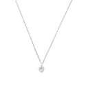AMOR Halskette Damen, 925 Silber rhodiniert, Motiv Herz, Zirkonia weiß, Hauptbild