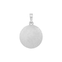 AMOR Anhänger (Halskette) Unisex, 925 Silber rhodiniert, Rückseite