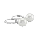 AMOR Ohrring (Creolen) Women, 925 Silber rhodiniert, Ansicht 4