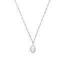 AMOR Halskette Damen, 925 Silber rhodiniert, Zirkonia weiß, Hauptbild