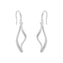 AMOR Ohrring (Ohrhänger) Damen, 925 Silber rhodiniert, Zirkonia weiß, Ansicht 4