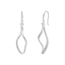 AMOR Ohrring (Ohrhänger) Damen, 925 Silber rhodiniert, Zirkonia weiß, Hauptbild