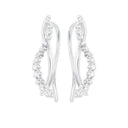 AMOR Ohrring (Ohrhänger) Damen, 925 Silber rhodiniert, Zirkonia weiß, Ansicht 4