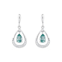 AMOR Ohrring (Ohrhänger) Damen, 925 Silber rhodiniert, Zirkonia weiß, Ansicht 3
