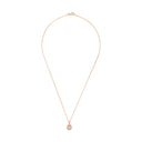 AMOR Halskette Damen, 925 Silber rosé vergoldet, Zirkonia weiß, Ansicht 3