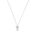 AMOR Halskette Damen, 925 Silber rhodiniert, Zirkonia weiß, Hauptbild