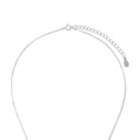 AMOR Halskette Damen, 925 Silber rhodiniert, Zirkonia weiß, Verschluss