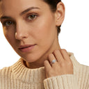 AMOR Ring Women, 925 Silber rhodiniert, am Model