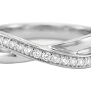 AMOR women's ring, rhodium-plated 925 sterling silver, view 5