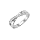 AMOR women's ring, rhodium-plated 925 sterling silver, main image