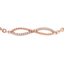 AMOR Armband Damen, 925 Silber rosé vergoldet, Motiv Infinity, Zirkonia weiß, Ansicht 3