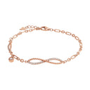 AMOR Armband Damen, 925 Silber rosé vergoldet, Motiv Infinity, Zirkonia weiß, Hauptbild